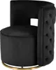 Sessel Drehsessel Beverly 100 Schwarz / Gold Produktbild-Vorschau 1