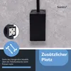 Sanics Seal WC-Bürste mit Halter Schwarz - Toilettenbürste Produktbild-Vorschau 3