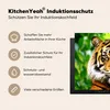 KitchenYeah© Herdabdeckplatte Tiger - Kopf - Wald , Produktbild-Vorschau 6