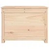 A front view of a wooden chest. Podgląd zdjęcia produktu