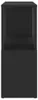 vidaXL Bücherregal Schwarz 60x24x63 cm Holzwerkstoff Produktbild-Vorschau 4