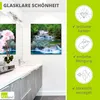 ARTland Glasbild Tiefen Wald Wasserfall Größe: 30x30 cm Produktbild-Vorschau 2