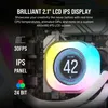 Modul LCD obrazovky CORSAIR WAK iCUE LINK AIO, biely Náhľad obrázku produktu 2