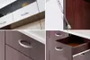 A collage of four close-up images showing details of kitchen cabinets and drawers. Náhled obrázku produktu