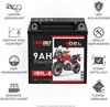 LANGZEIT YB9L-B Motorradbatterie 12V 9Ah 150AEN GEL Produktbild-Vorschau 2