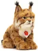A plush toy lynx is sitting and facing forward against a white background. Náhľad obrázku produktu