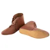 Mittelalter Schuhe Dunkelbraun mit Ledersohle "London" 39 Produktbild-Vorschau 7