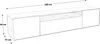 A line drawing of a TV cabinet with dimensions indicated. Produktbild-Vorschau
