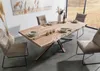 MASSIVMOEBEL24 | Tavolo da Pranzo 220x100x77  in legno di Anteprima dell’immagine prodotto 2