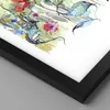Gerahmtes Poster - Schwarzer Rahmen - Blumen Wiese Blatt Produktbild-Vorschau 2