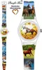 Kinder Armbanduhr Mädchen Uhr Motivuhr Geschenk Sonne Pferd Produktbild-Vorschau 1