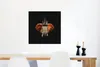MuchoWow® Poster Elefant - Federn - Hut 50x50 cm - Produktbild-Vorschau 4