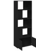 vidaXL Bücherregal Schwarz 70x36x189 cm Holzwerkstoff Produktbild-Vorschau 6