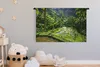 MuchoWow® Wandteppich Wandbehang Spektakuläre Reisfelder Produktbild-Vorschau 3