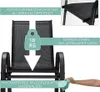 4er Set Stapelstühle schwarz – Hochlehner Gartenstühle mit Produktbild-Vorschau 5