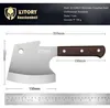 Hackmesser 15 cm Metzgermesser 4Cr14Mov Edelstahl Full Tang Produktbild-Vorschau 2