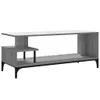 TV-Schrank Grau Sonoma 102x40x41 cm Holzwerkstoff und Stahl Produktbild-Vorschau 7