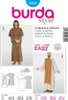Střih Burda 2822 - Šejk, mnich, kaftan, kutna Náhled obrázku produktu 2