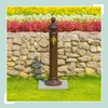 Fontana da terra Relaxdays in stile antico con rubinetto, A Anteprima dell’immagine prodotto 2