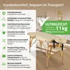 HABYS Sonia 2 Zonen Massageliege, Klappbar | Kosmetikliege, Produktbild-Vorschau 2