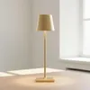 MasterLED Akku Tischlampe Gold, Kabellos Dimmbar, 4000K Produktbild-Vorschau 2
