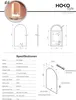 HOKO® miroir de salle de bain LED arc antibuée 50x90 cm / Voir les images du produit 9