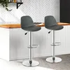 2er set Barhocker aus Kunstleder,Barstuhl Tresenhocker Produktbild-Vorschau 3