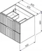 Waschbeckenunterschrank TIBU mit  Waschbecken Badezimmer 2 Produktbild-Vorschau 7