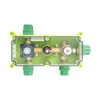 A top-down view of a shower valve system inside a clear plastic housing. Náhled obrázku produktu
