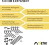 Halterung Bitumendach Montageset mit schwarzen Klemmen Dach Produktbild-Vorschau 8