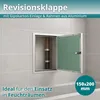 Revisionsklappe GK-Einlage 150x200 mm mit Rahmen aus Produktbild-Vorschau 4
