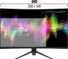LC-Power 68,6 cm 27″ LC-M27-QHD-165-C 2xDP+2xHDMI – plochý Náhľad obrázku produktu 7