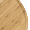 Relaxdays Tortenplatte rund, 33 cm, aus Bambus, mit Produktbild-Vorschau 4