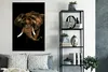 MuchoWow® Poster Elefant - Schwarz - Braun 80x120 cm - Produktbild-Vorschau 4