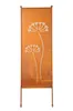 Stele Edelrost Sichtschutz "Dolde" H116cmxB32cm Windschutz Produktbild-Vorschau 1