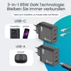 Siltcon® GaN USB-C Schnellladegerät 65W – 2x USB-C, USB-A, Produktbild-Vorschau 4