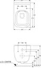 VIGOUR DERBY PLUS Wand-WC spülrandlos +5cm Produktbild-Vorschau 7