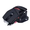 A black gaming mouse with red accents is shown against a white background. Podgląd zdjęcia produktu