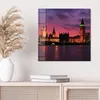 DEQORI Glasbild Echtglas 50x50 cm 'London im Abendrot' Produktbild-Vorschau 4