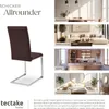 tectake® Set Schwingstuhl Bettina gepolstert mit Produktbild-Vorschau 6