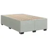 Boxspringbett mit Matratze Hellgrau 120x200 cm Samt Produktbild-Vorschau 8