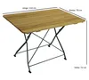 DEGAMO Gartentisch BAD TÖLZ 70x110cm, Flachstahl grün + Produktbild-Vorschau 5