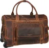 Greenburry Reisetasche mit Rollen Leder Trolley antikbraun Produktbild-Vorschau 29