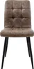 A single brown chair with black legs is shown against a white background. Podgląd zdjęcia produktu