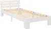 Homestyle4u Holzbett 90x200 Einzelbett mit Lattenrost Weiss Produktbild-Vorschau 10