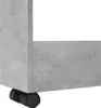 vidaXL Chariot de rangement Étroit 3 étagères Gris béton Voir les images du produit 7