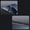 A collage of two close-up shots of a black phone case, showing its texture and buttons. Produktbild-Vorschau