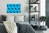 MuchoWow® Poster Gemüse - Aubergine - Muster - Blau 90x60 Produktbild-Vorschau 4