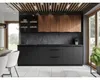 Vitrine supérieure TOVA - largeur 80 cm, noyer okapi / noir Voir les images du produit 2