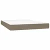 vidaXL Boxspringbett mit Matratze Taupe 140x190 cm Stoff -  Produktbild-Vorschau 6